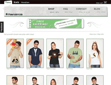 Tablet Screenshot of pokertshirtclub.com